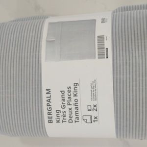 NWT Blue/Gray King comforter cover